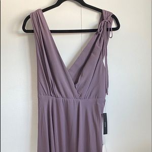 Lulu’s mauve long dress